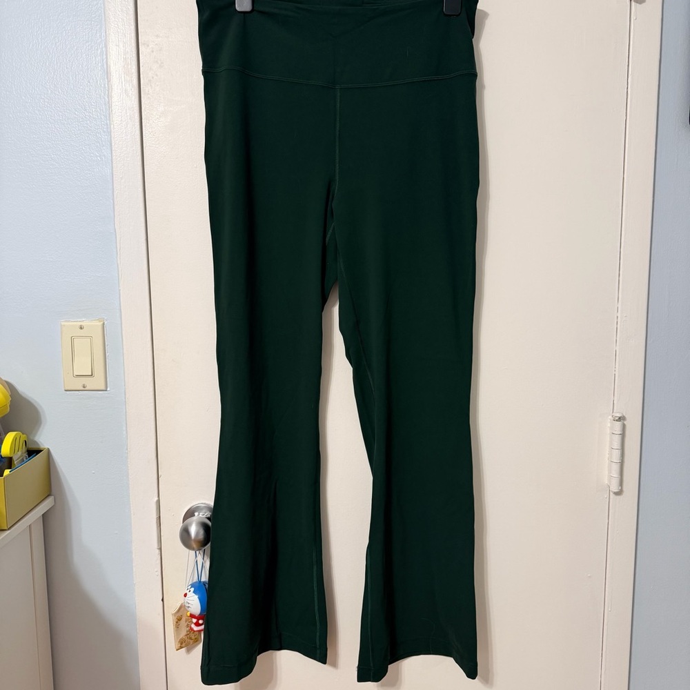 lululemon athletica Forest Green Flare Pants